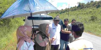 Tinjau Lokasi Pembangunan, Bulog Sultra Siapkan Gudang 3.500 Ton di Buteng